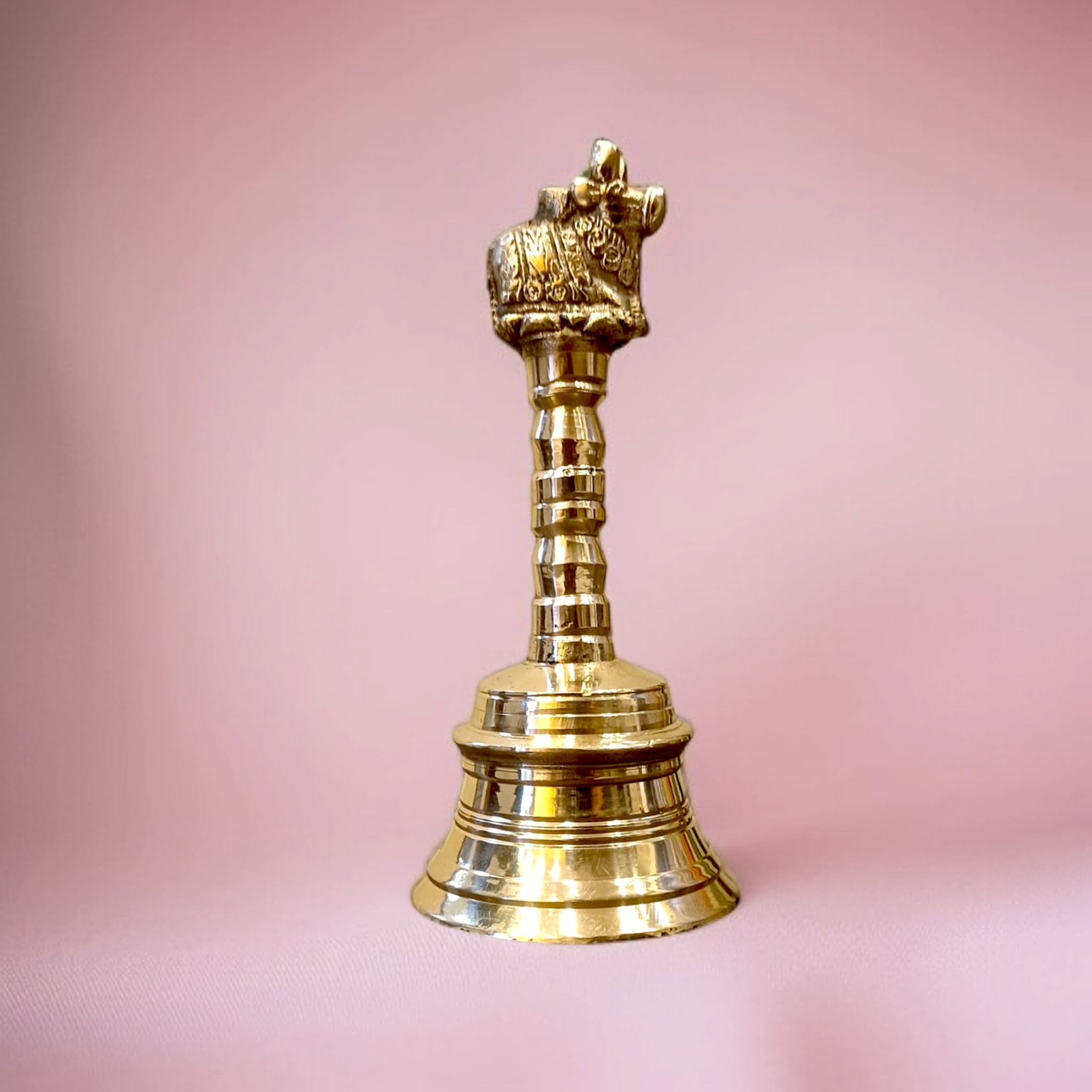 Nandi Bell Brass Medium नंदी घंटी