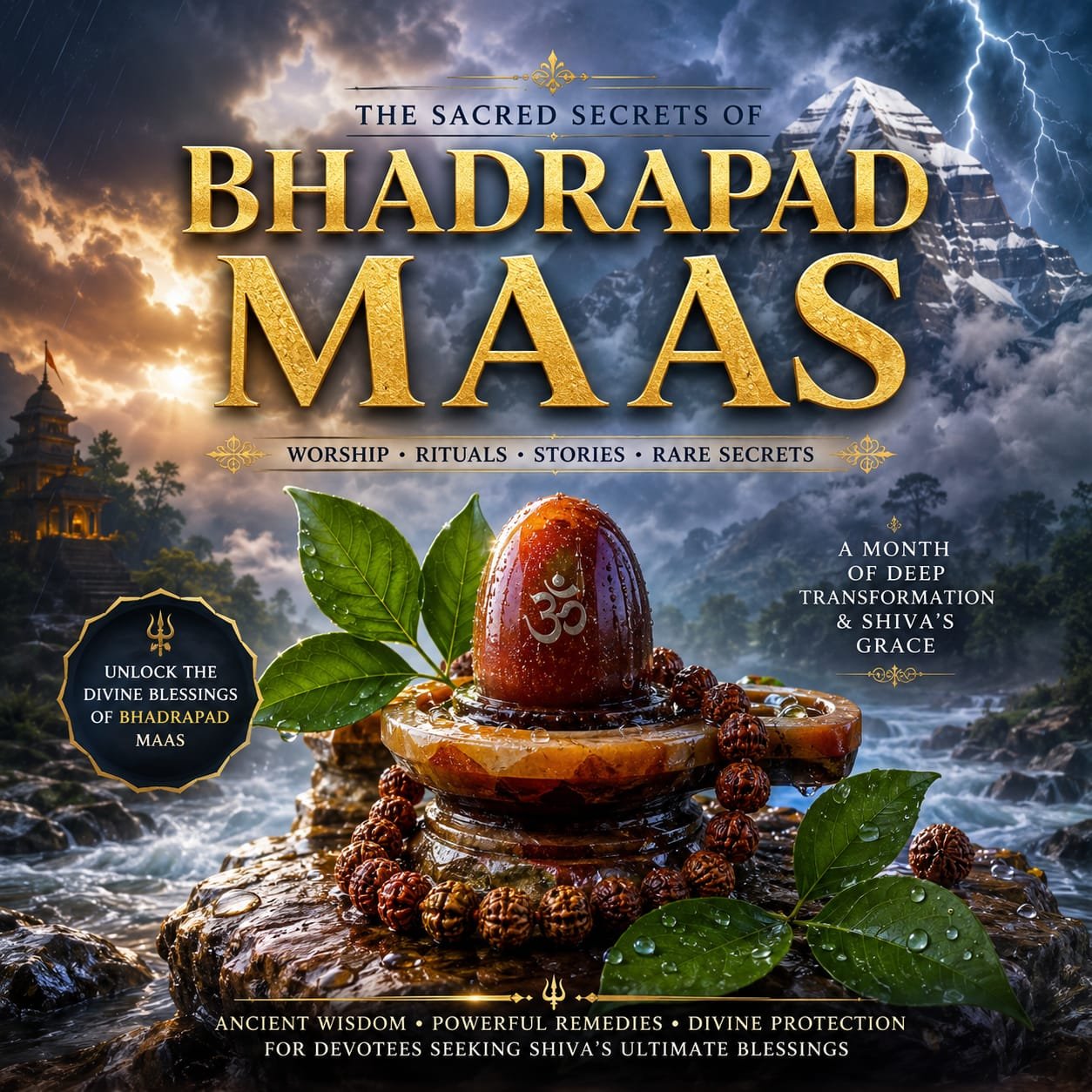 Shiva Sadhana Bhadrapada Month English Edition Ebook Pdf | Special Shiva Puja Vidhi, Abhishek, Shiva Names, Stuti & Festival