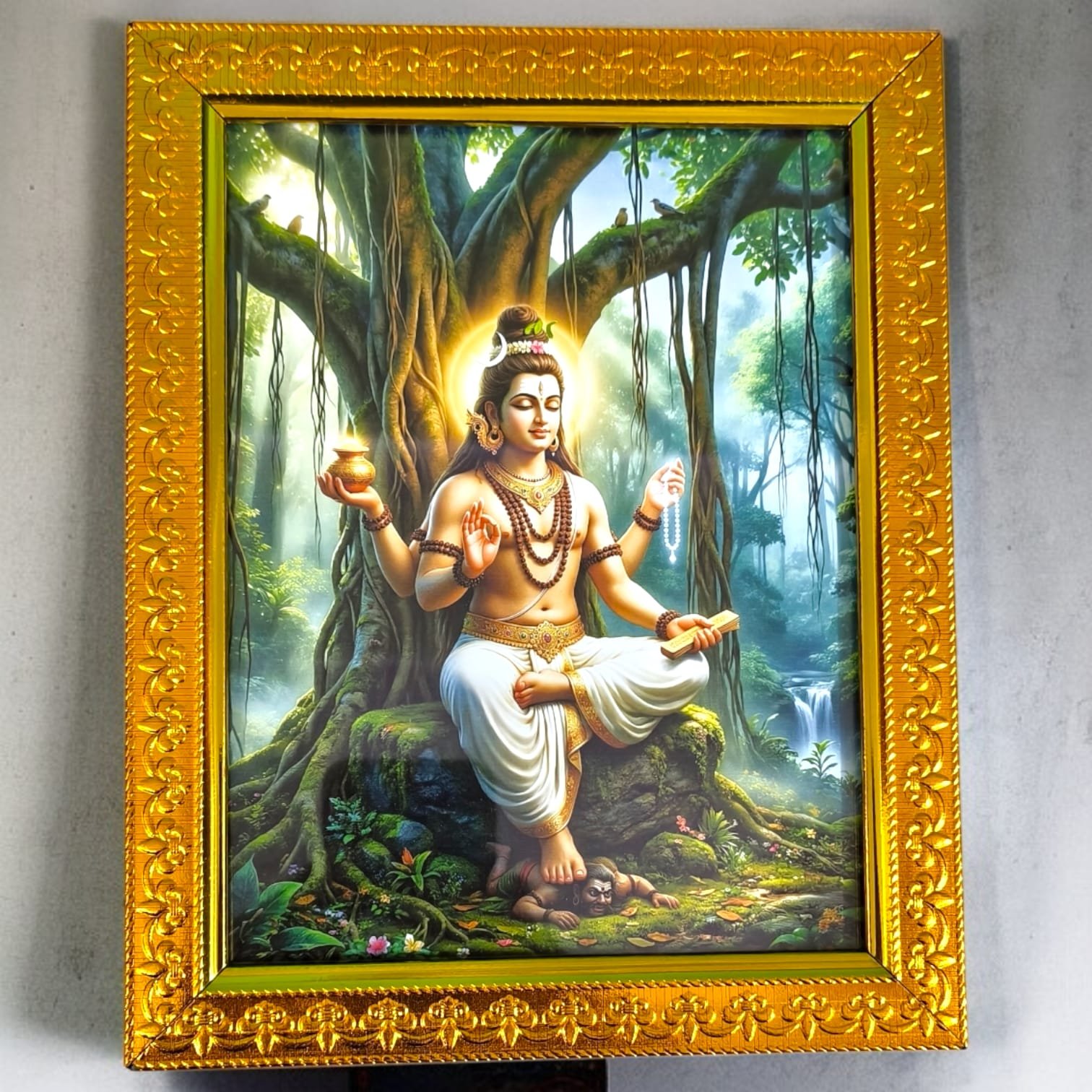 Medha Dakshinamurthy Photo Frame 7x9 for Wisdom, Knowledge & Study | Mere Shiv