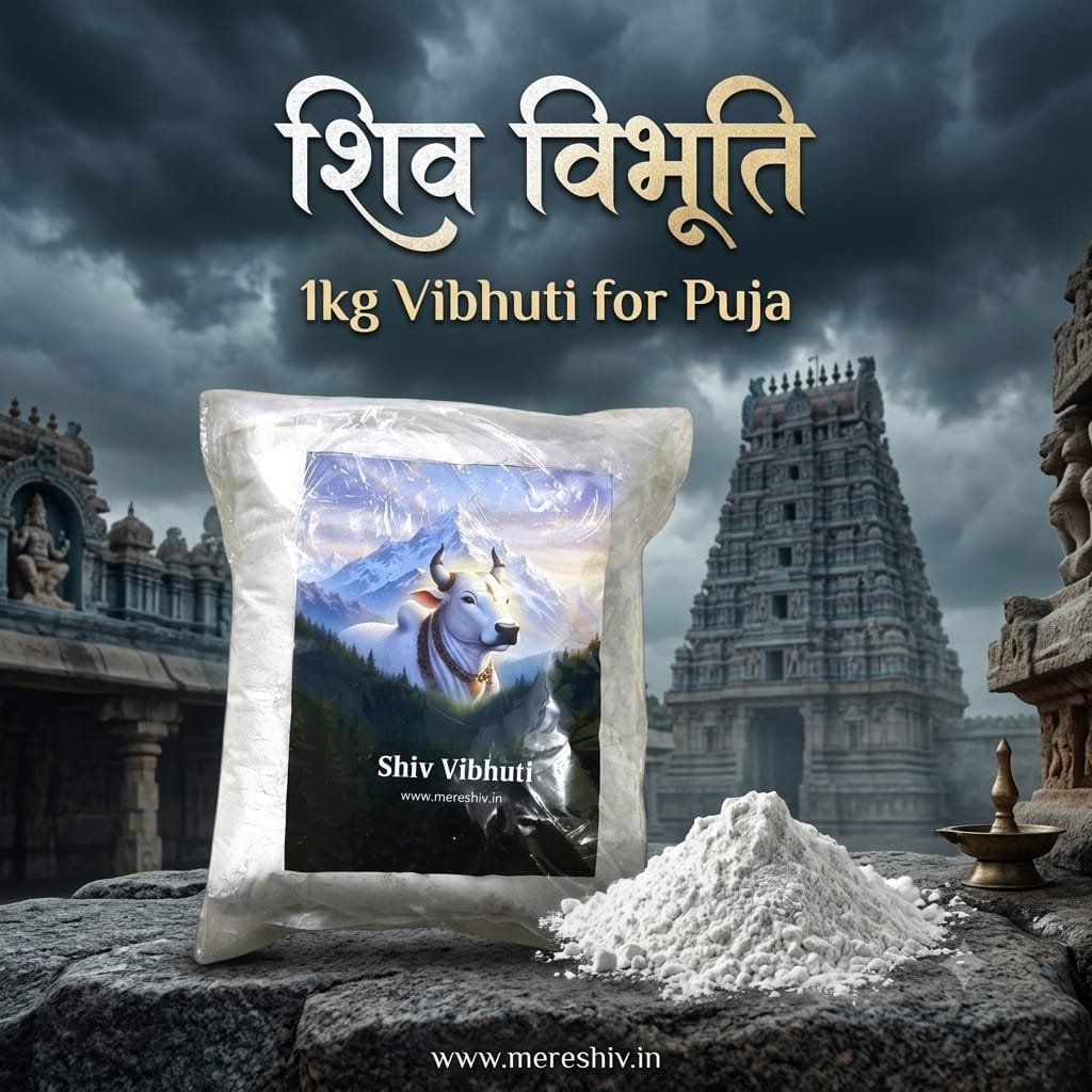 Shiv Vibhuti भस्म 1kg Best Quality Vibhuti for Puja & Tilak