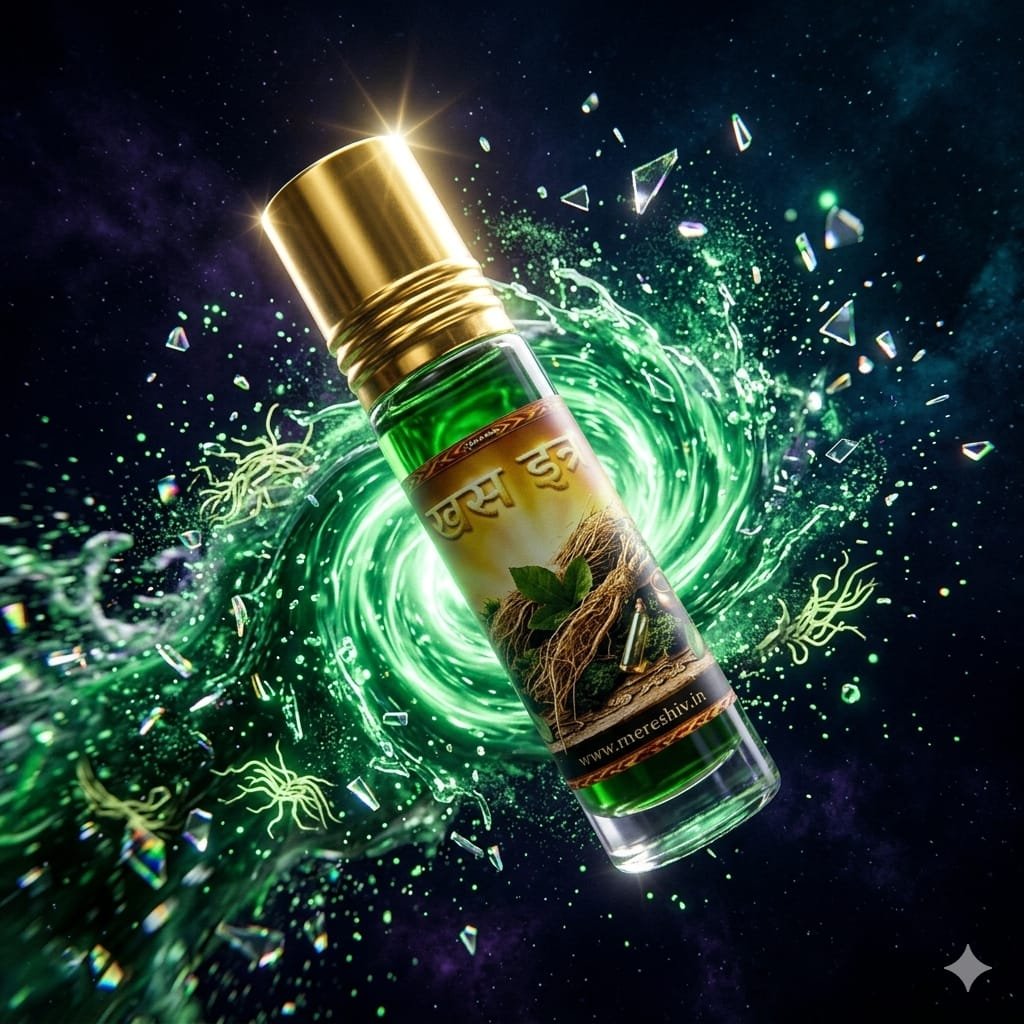 खस इत्तर 8ML – दिव्य शीतल शिव आराधना सुगंध | Khus (Vetiver) Ittar 8ML