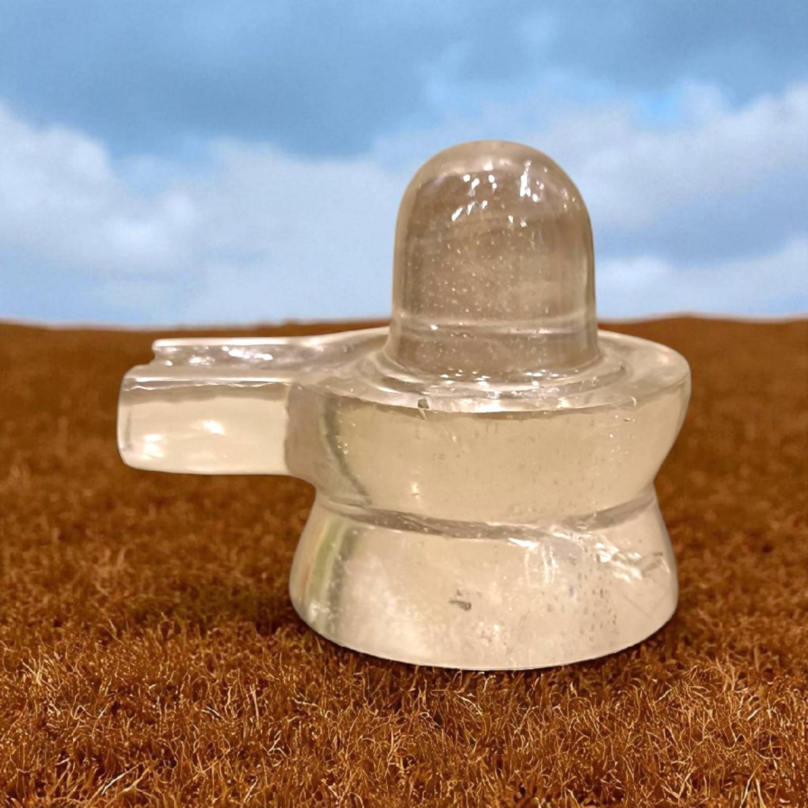 Sphatik Shivling (स्फटिक शिवलिंग) – Crystal Shivling for Peace, Prosperity & Spiritual Growth