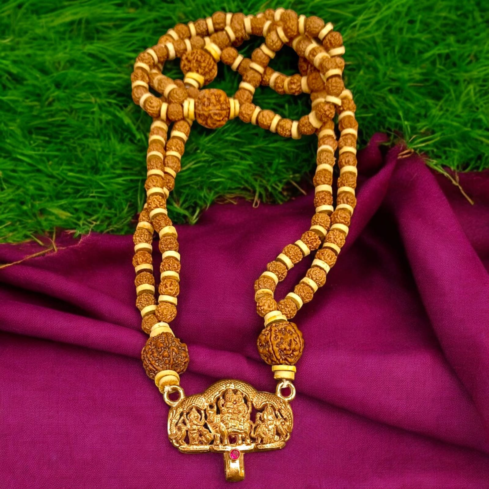 Pradosh Murthy Bilva Rudraksh Mala by mereshiv.in
