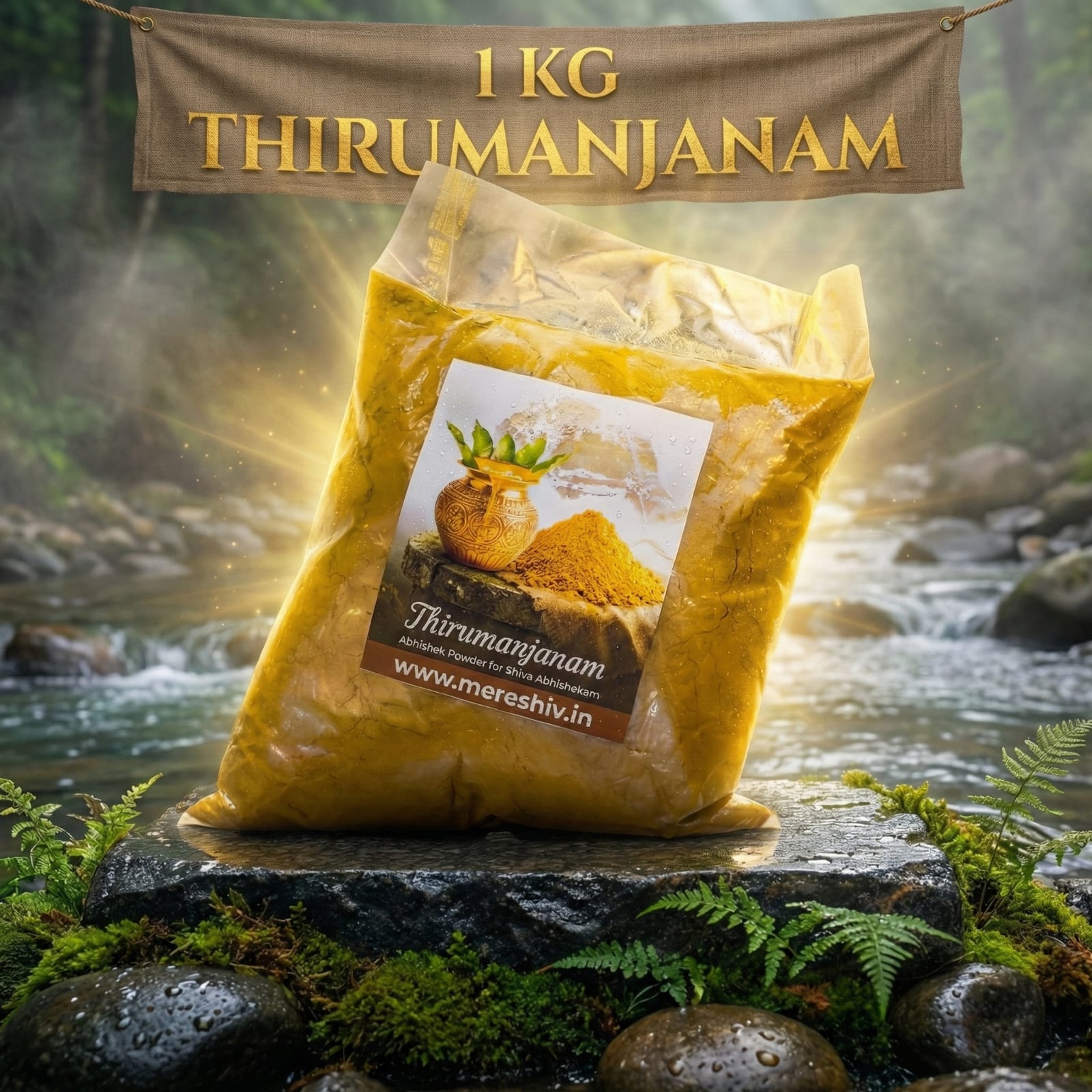 Abhishek Powder 1kg Thirumanjanam For Abhishekam