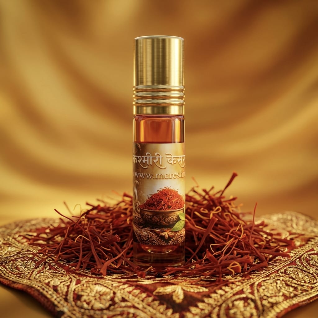 कश्मीरी केसर इत्तर – शिव पूजा एवं दिव्य आध्यात्मिक सुगंध हेतु – 8ML