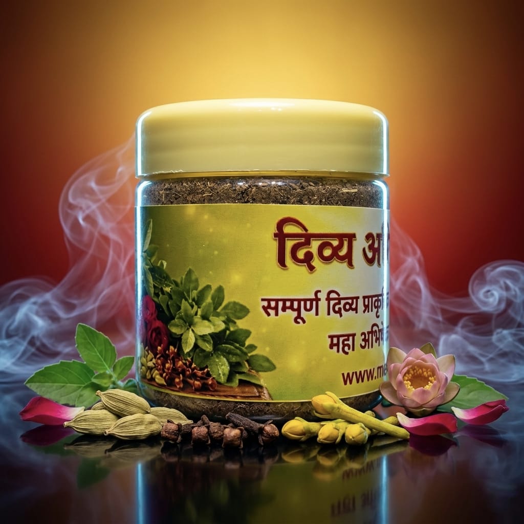 औषधि अभिषेक द्रव्य – शिवप्रिय दिव्य जड़ी-बूटियों से निर्मित प्रीमियम अभिषेक चूर्ण