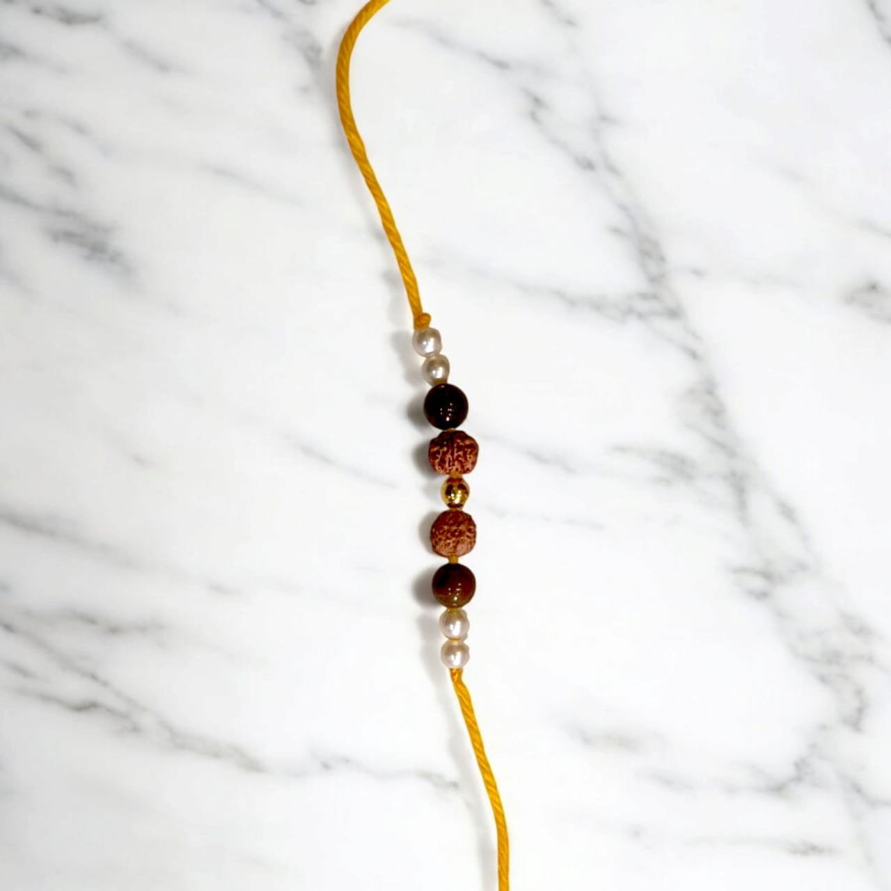 Set of 6 Rudraksha & Gemstone Rakhis – Sacred Raksha Bandhan Combo | रुद्राक्ष व रत्नों की 6 राखियों का पावन सेट – रक्षाबंधन विशेष