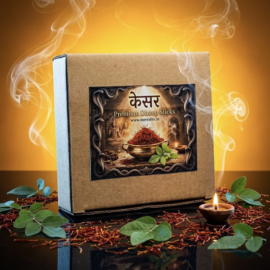 Kesar Dhoop Sticks – Divine Saffron Fragrance | केसर धूप स्टिक – दिव्य केसर सुगंध