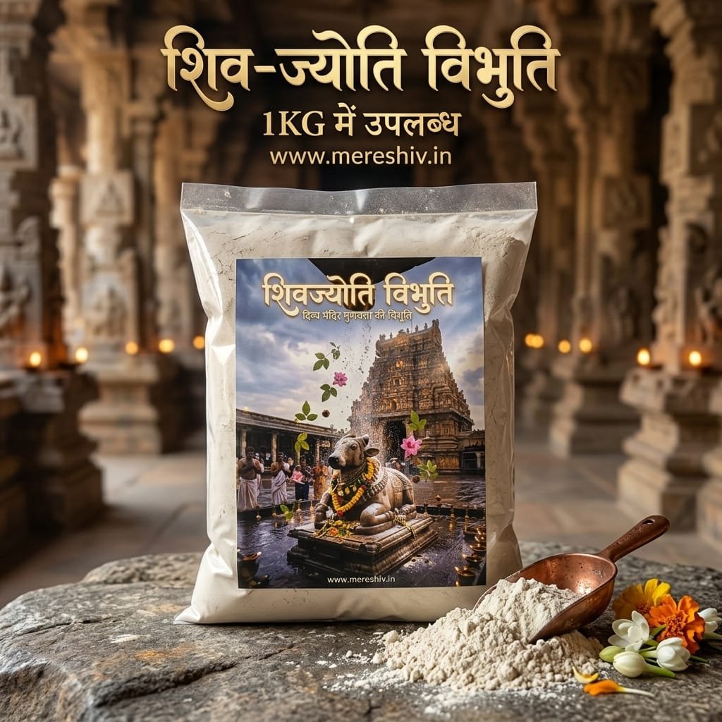 Shivjyoti Vibhuti 1 KG | Sacred Temple-Quality Vibhuti for Shiva Puja & Abhishek |