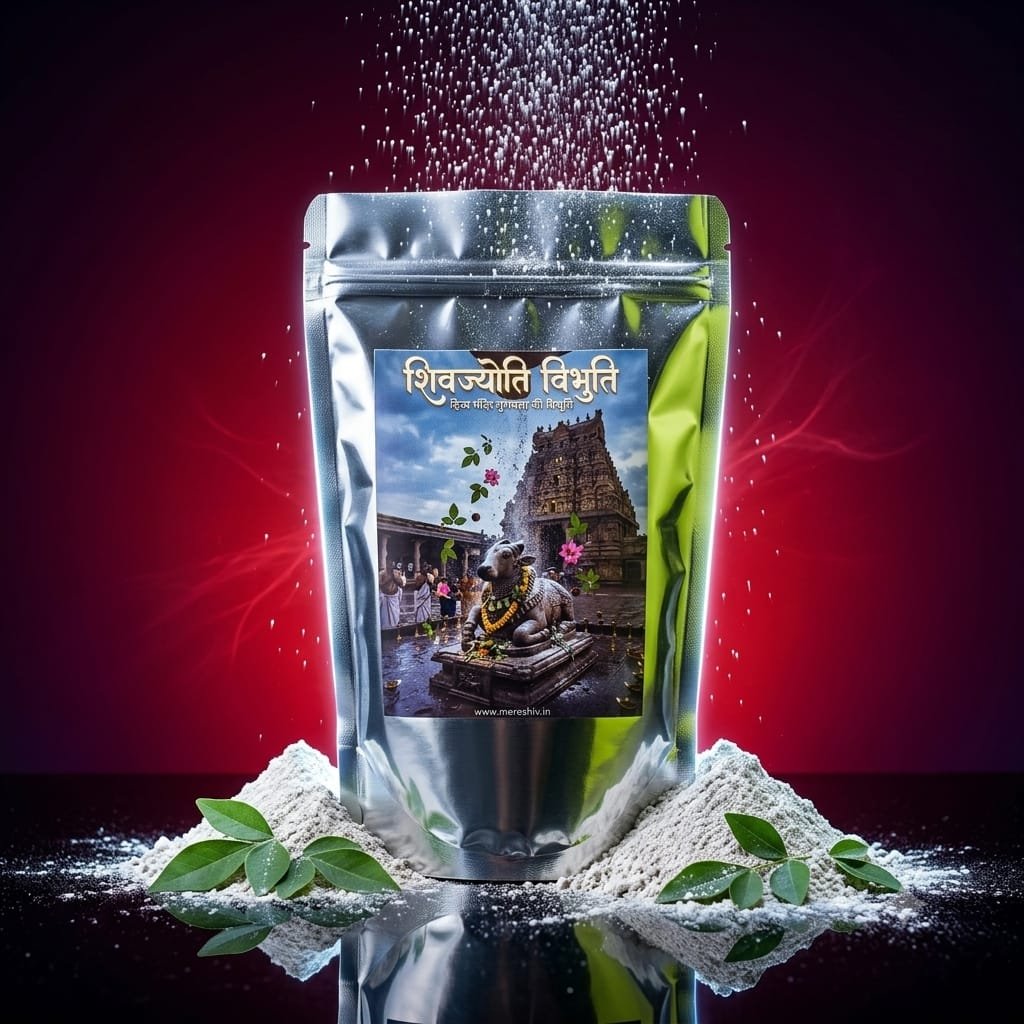 शिवज्योति विभूति 200g – Shivjyoti Vibhuti 200g – Premium Temple Quality Divine Fragrance Sacred Vibhuti