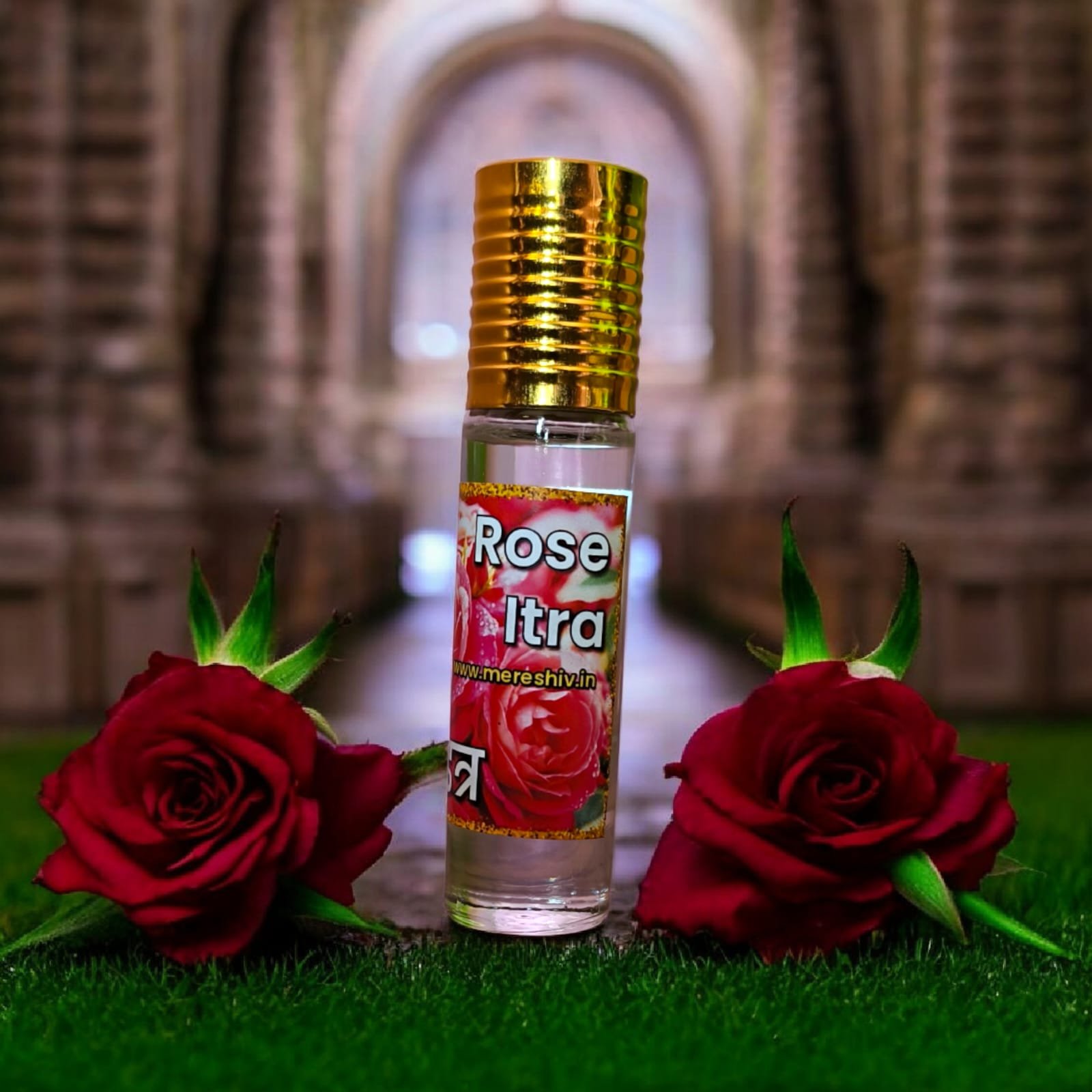 Rose Ittar for Puja | Traditional Devotional Fragrance for Worship | Mere Shiv Puja Store